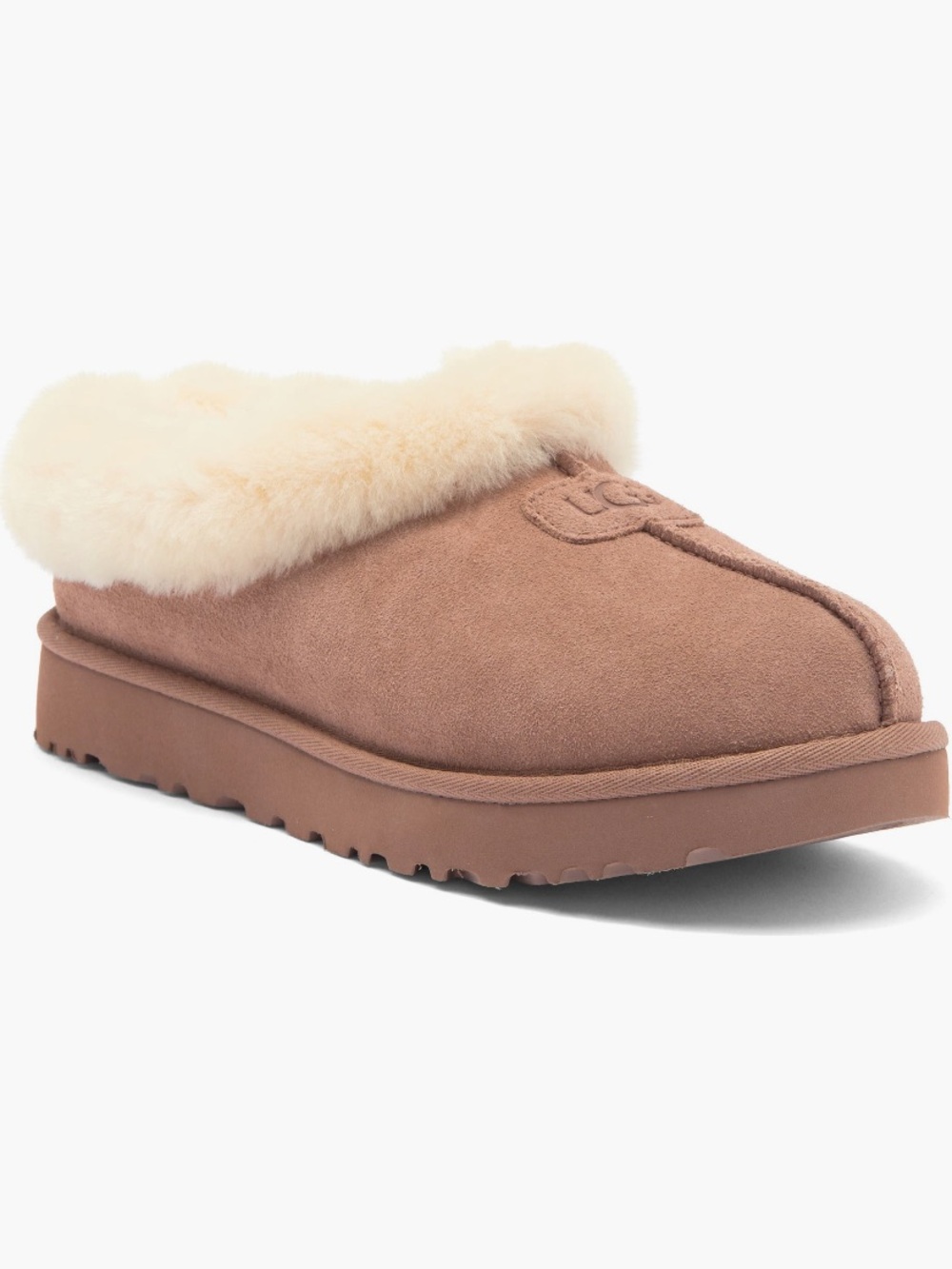UGG Tazette genuine shearling collar slipper Womens size 8